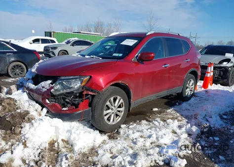 2016 Nissan Rogue Sv from USA, damaged, VIN KNMAT2MV3GP611719